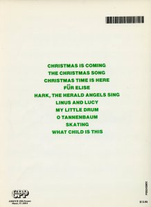 Songs included in the A Charlie Brown Christmas songbook.